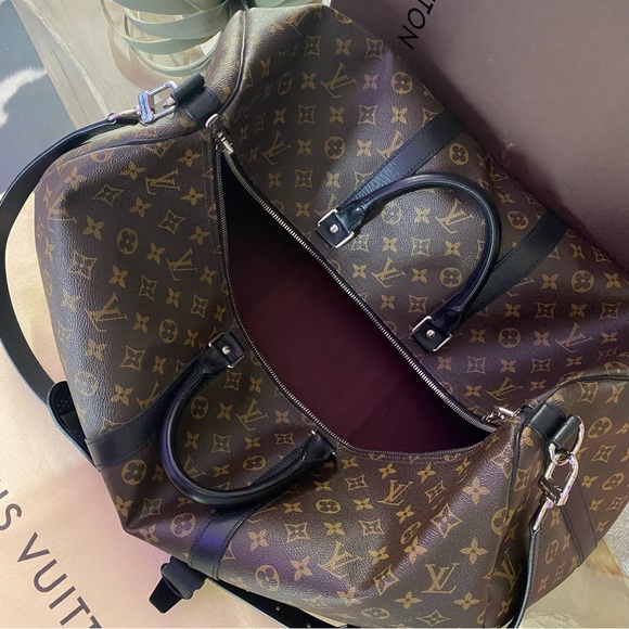 🔥 Louis Vuitton KEEPALL BANDOULIÈRE 55 - Picture 15 of 16
